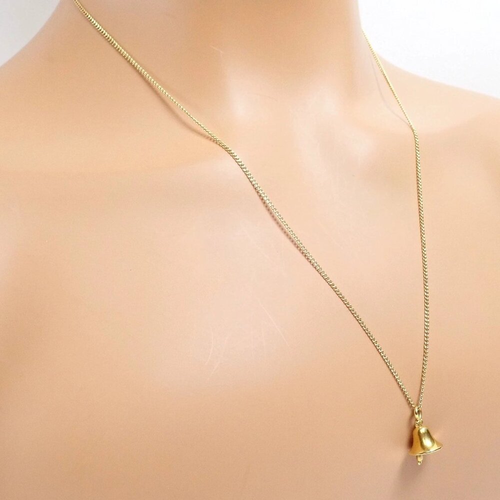 Rare! Tiffany & Co Ralph Lauren 18k Yellow Gold Nautical Bell Pendant Necklace - Picture 5 of 16